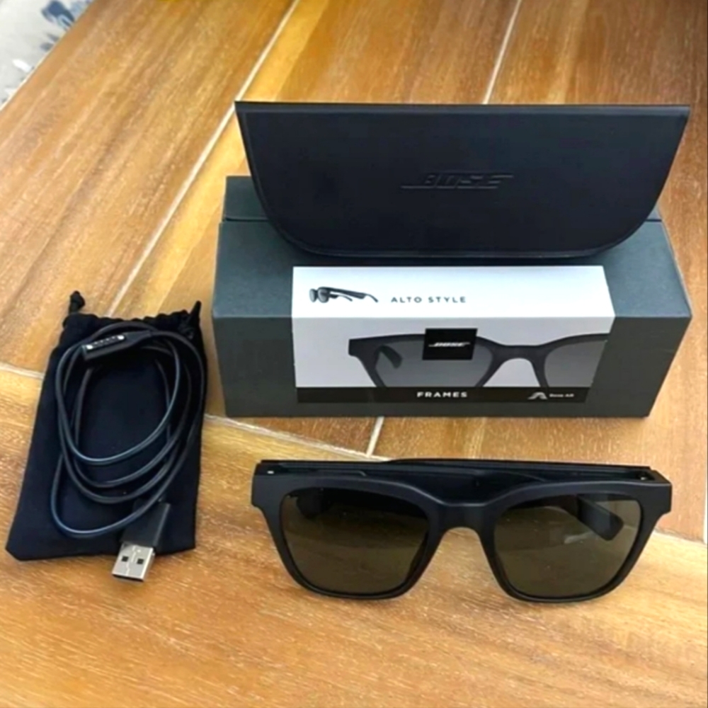 BOSE sunglasses with built in speakers.